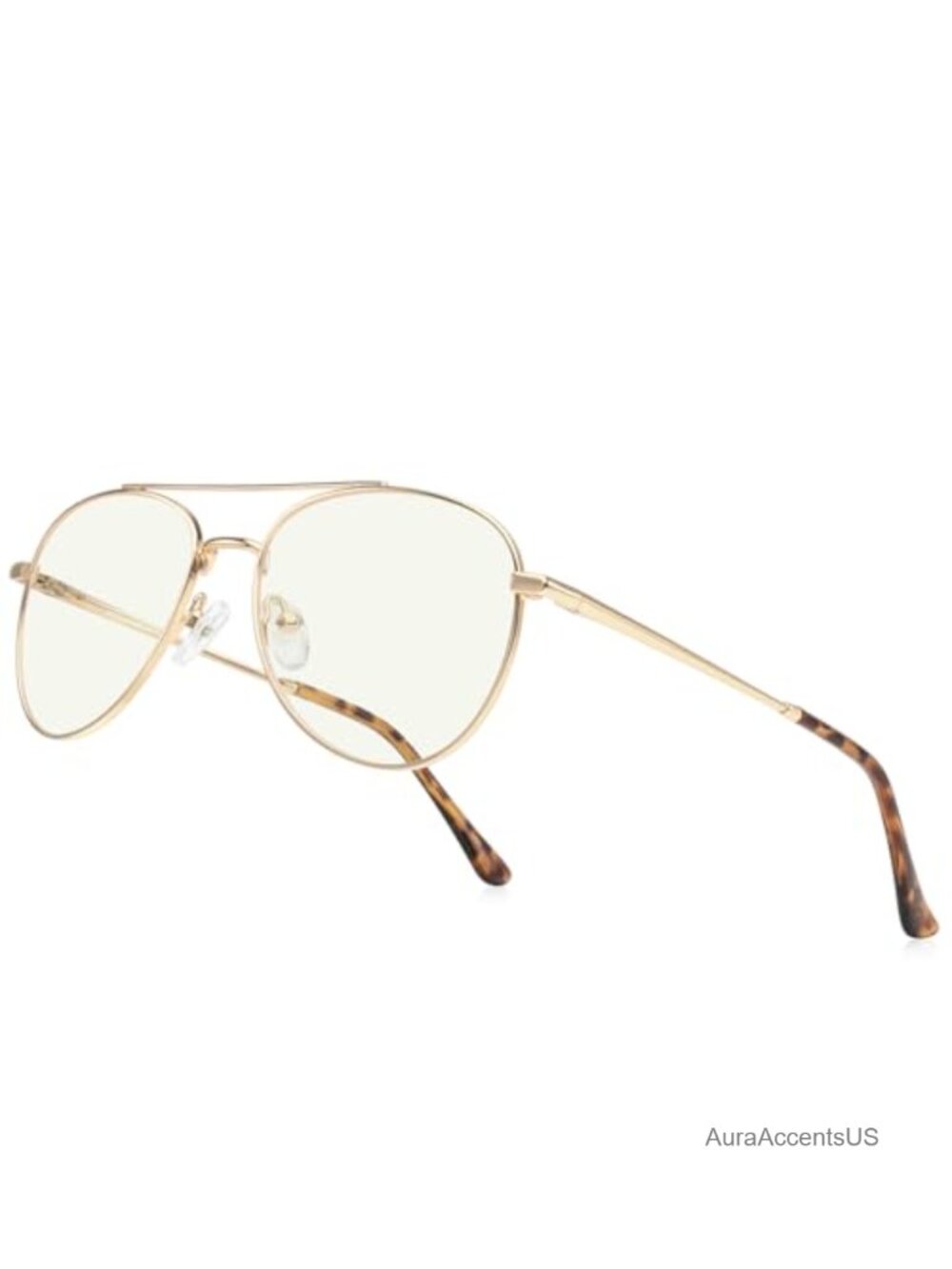 Aviator Reading Glasses Blue Light Blocking UV400 Metal Frame Men Women